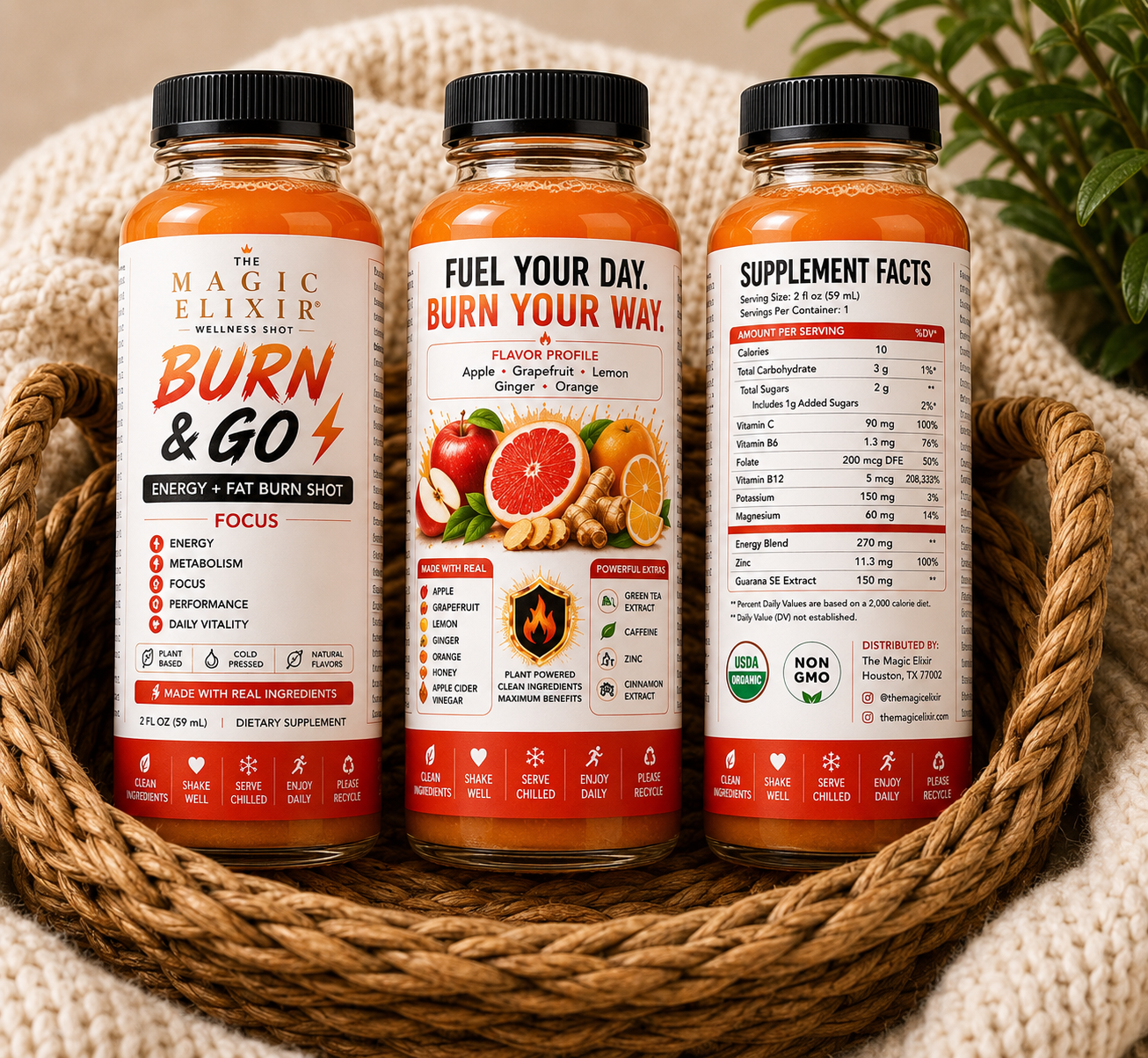 Burn & Go (Energy+Fat Burn) Shot & Bundles