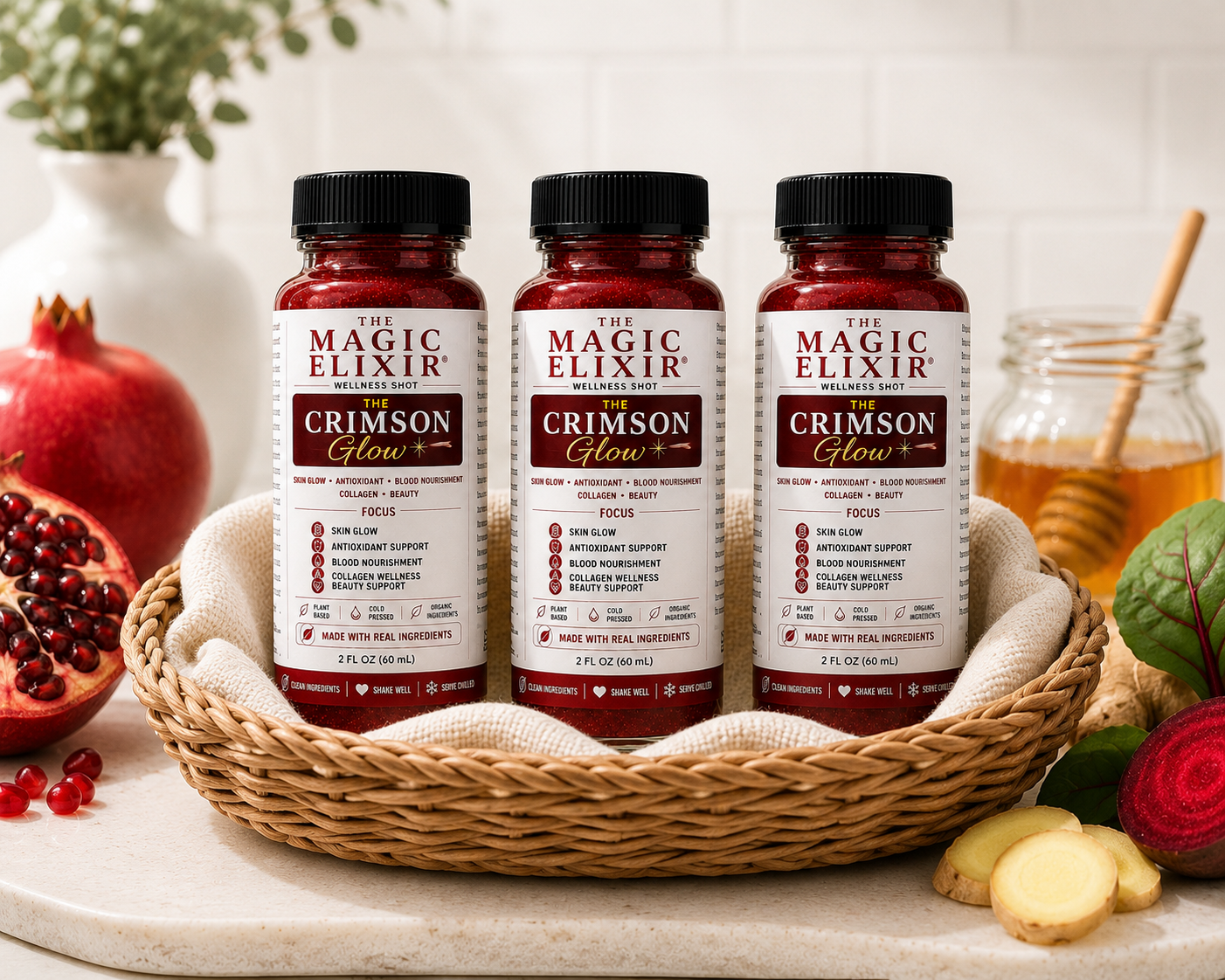 The Crimson Glow— Wellness Shot & Bundles