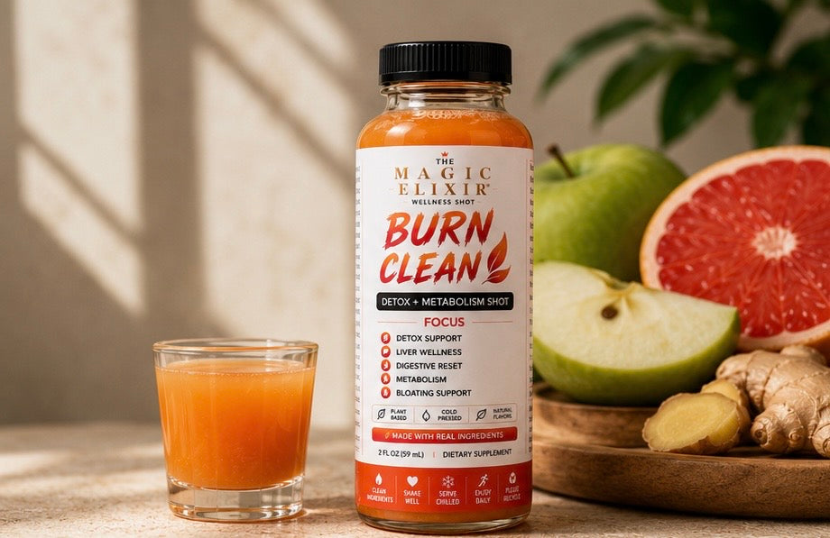 Burn Clean (Detox+Metabolism) Shot & Bundles