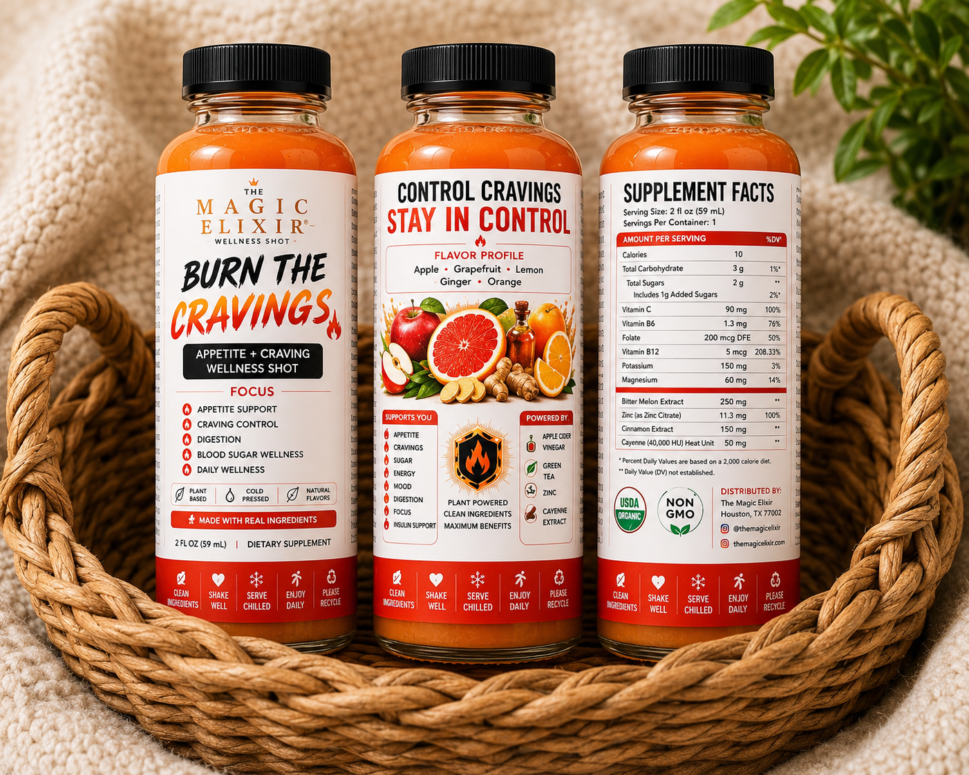 Burn The Cravings (Appetite+Craving) Shot & Bundles