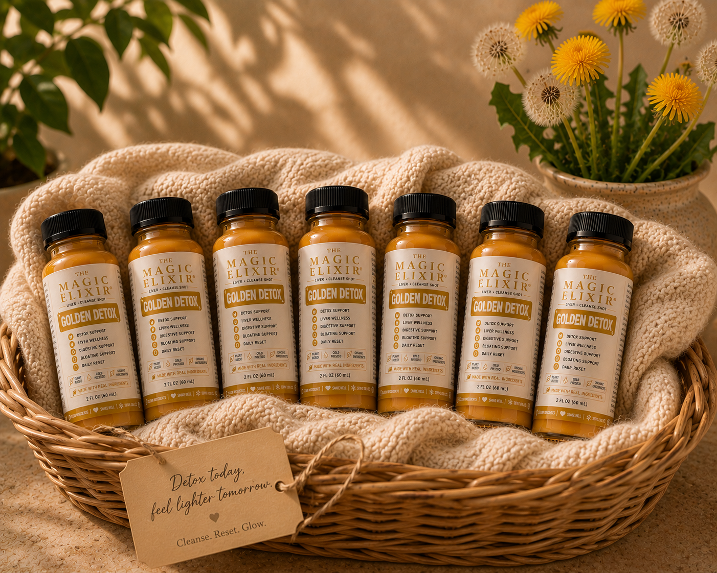 The Golden Detox Single Shot & Bundles