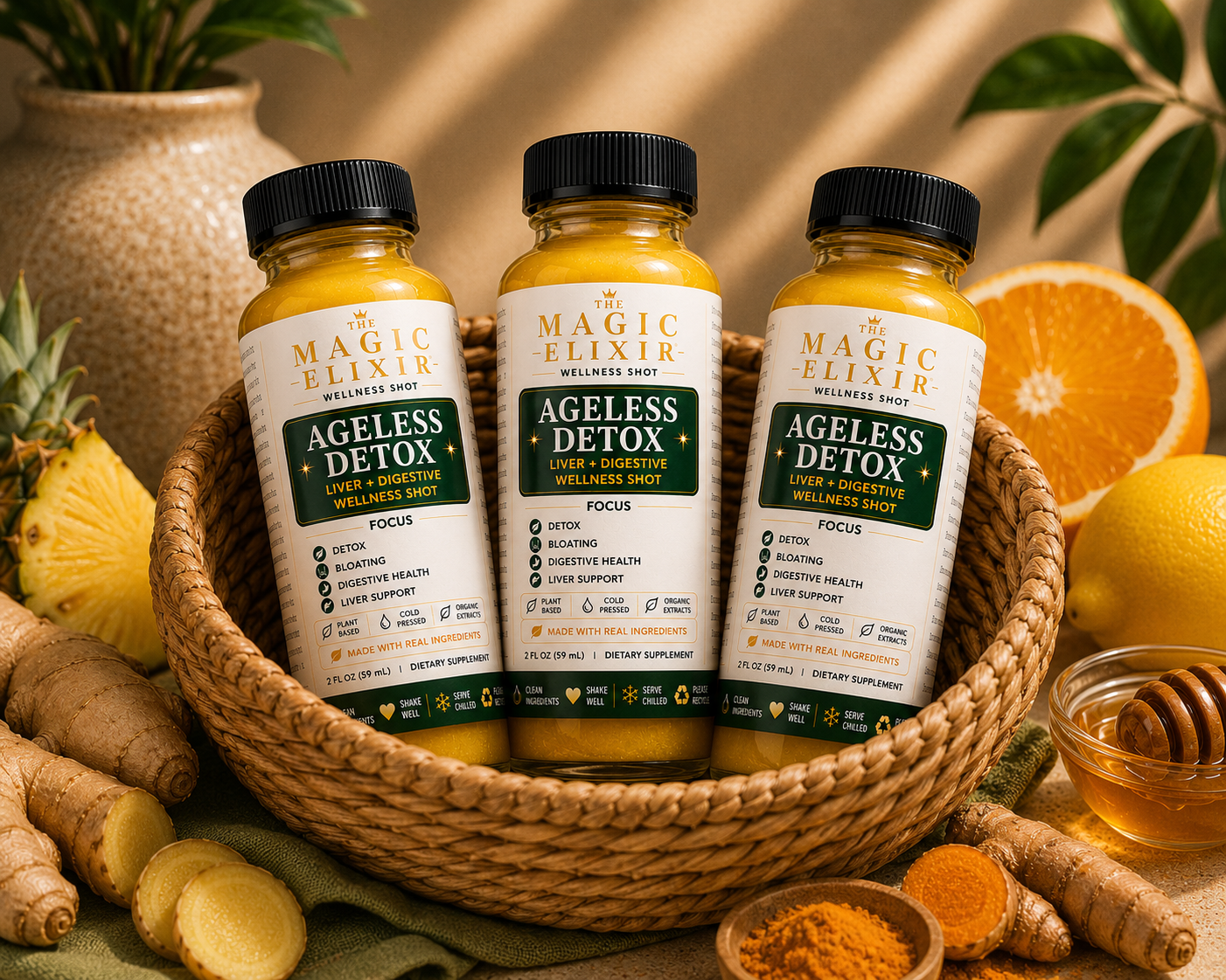 Ageless Detox— The Wellness Shot & Bundles