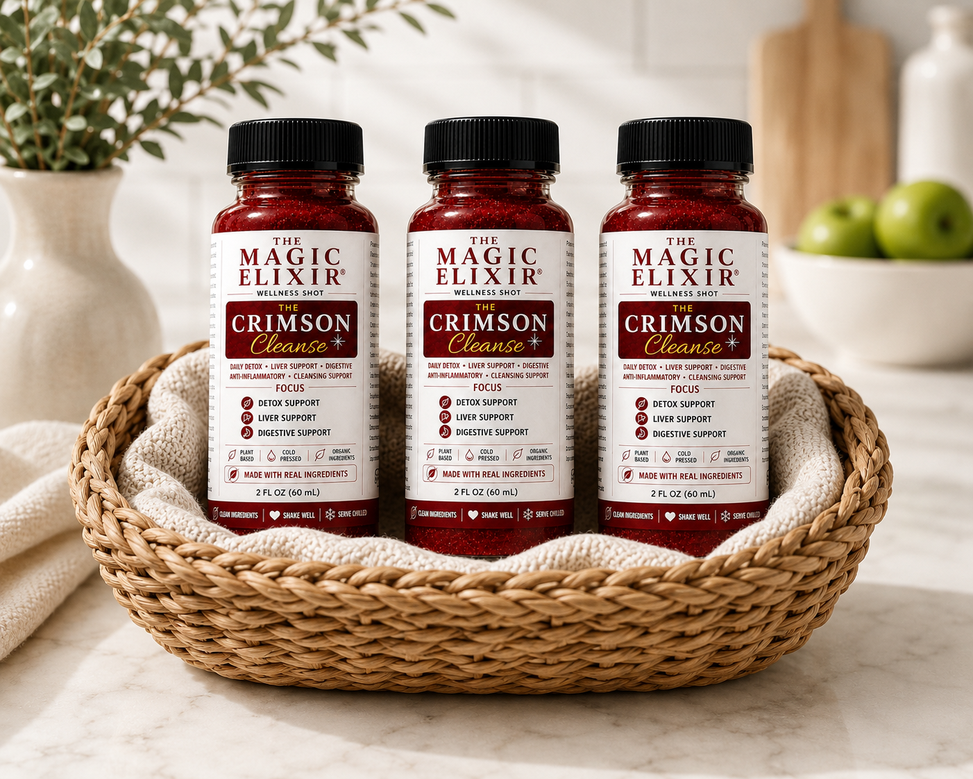 The Crimson Cleanse — Wellness Shot & Bundles