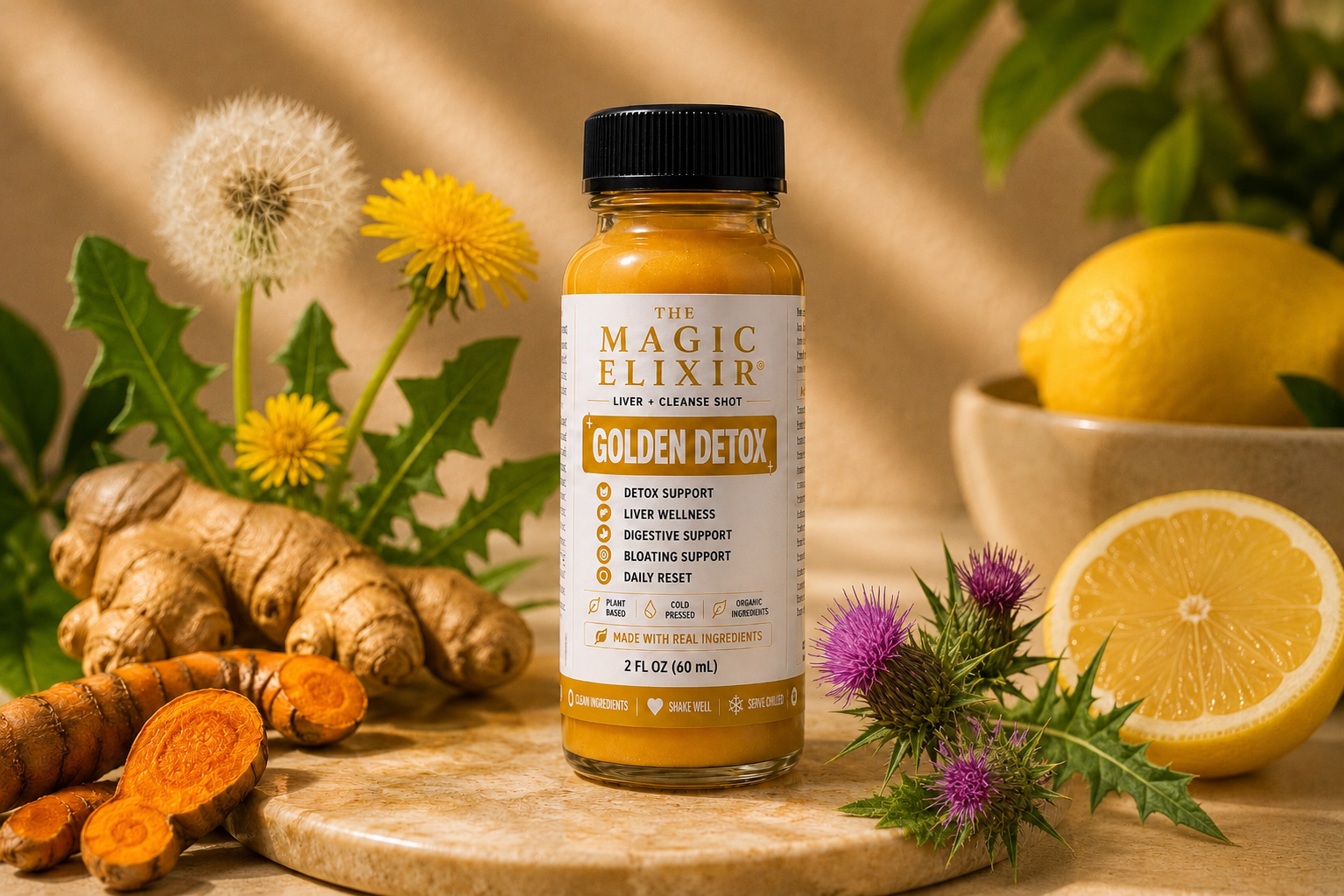 The Golden Detox Single Shot & Bundles