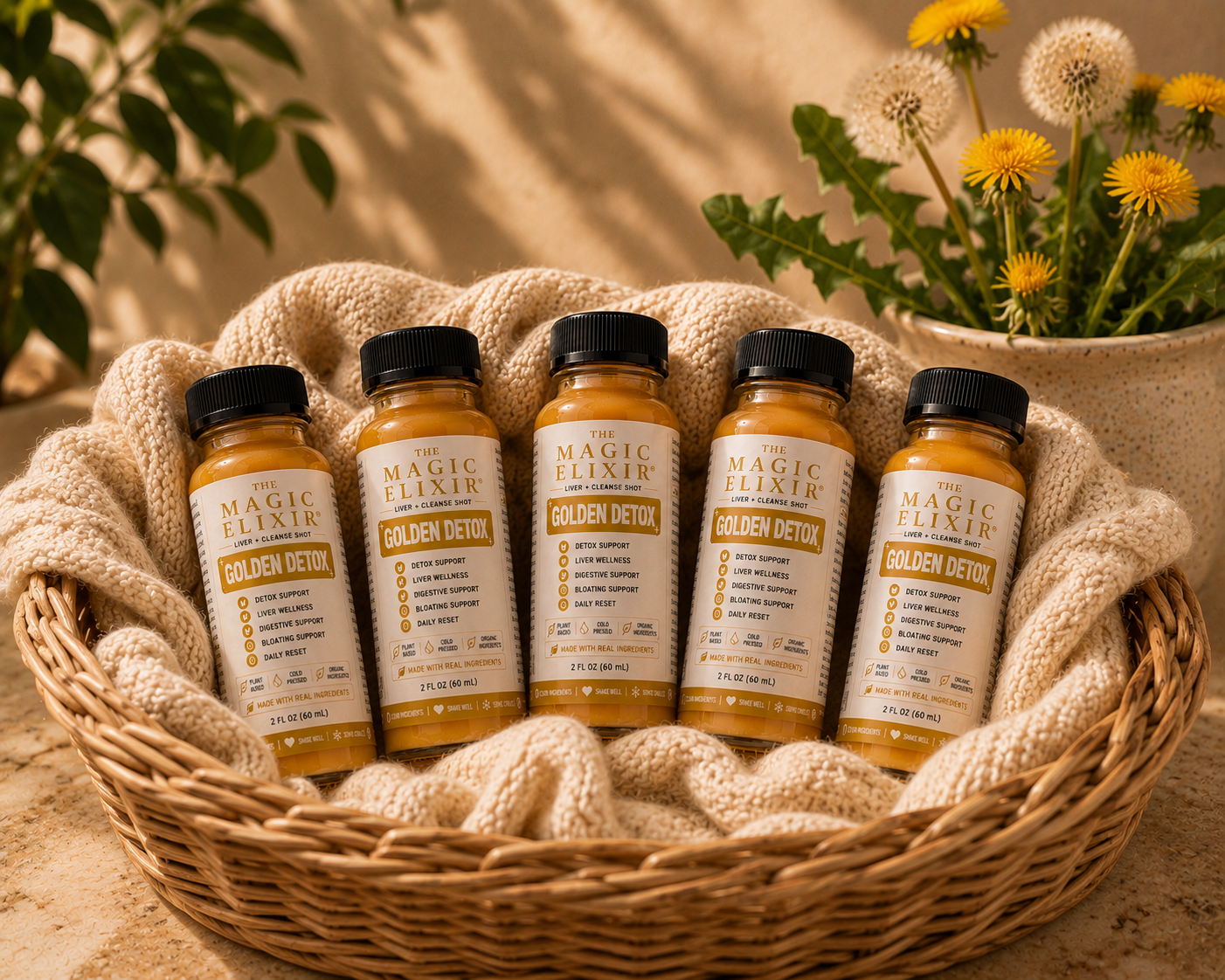 The Golden Detox Single Shot & Bundles