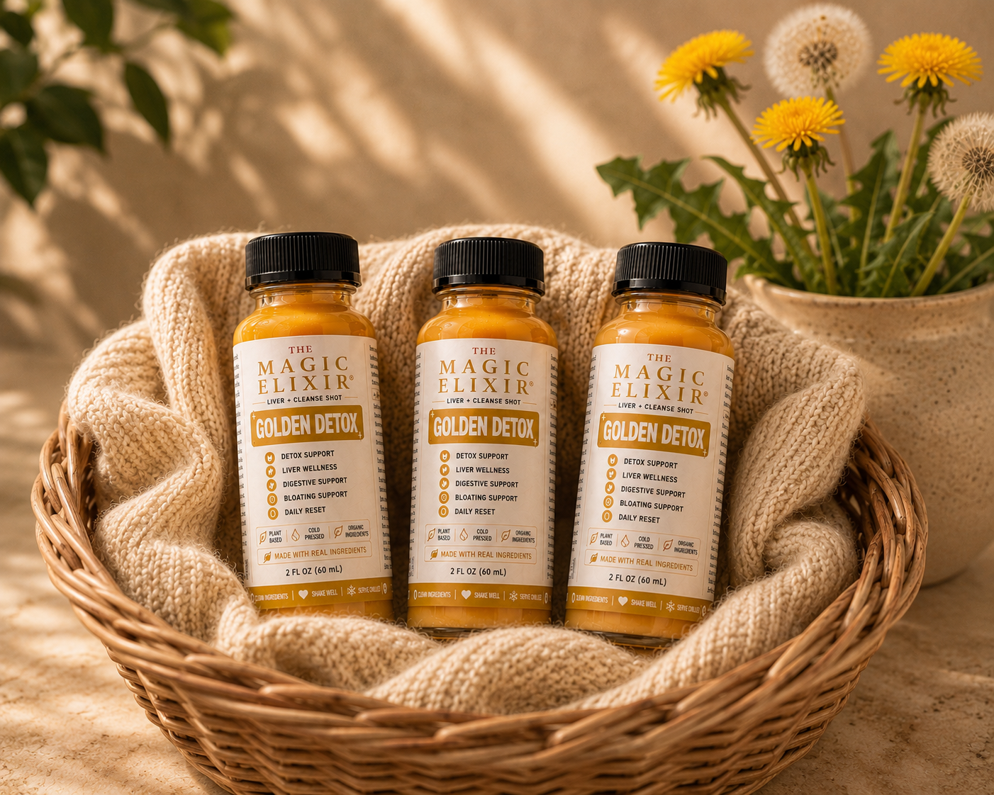The Golden Detox Single Shot & Bundles
