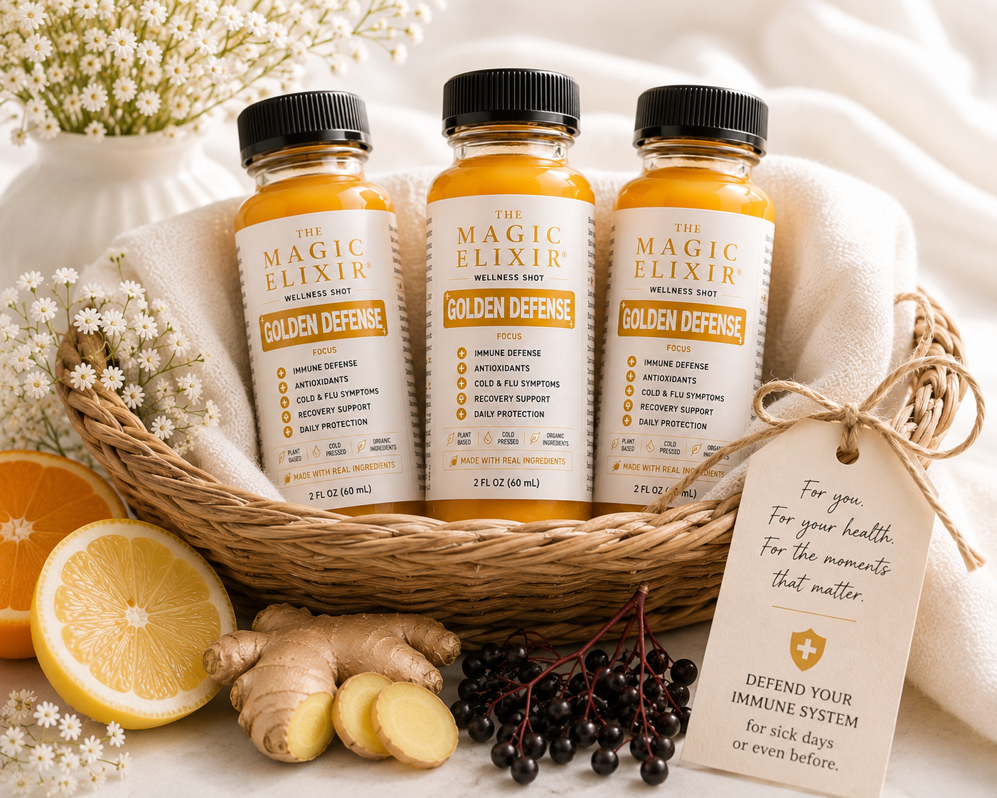 The Golden Defense Shot & Bundles