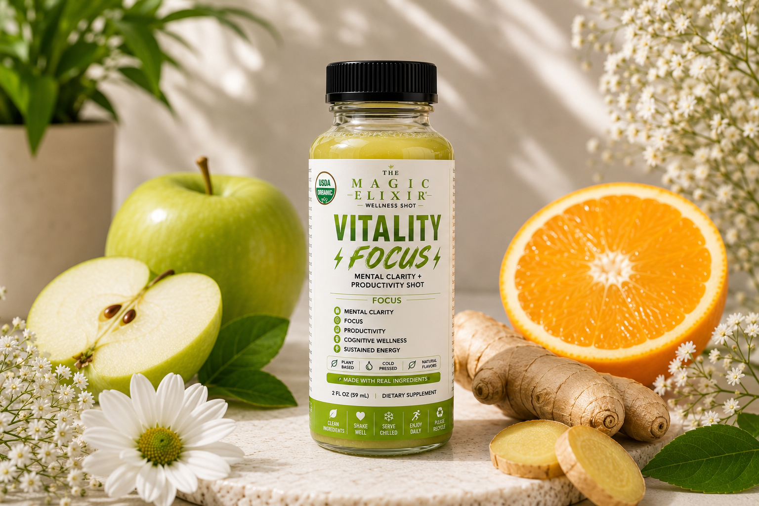 The Vitality Focus (Mental Clarity+Productivity) Shot & Bundles