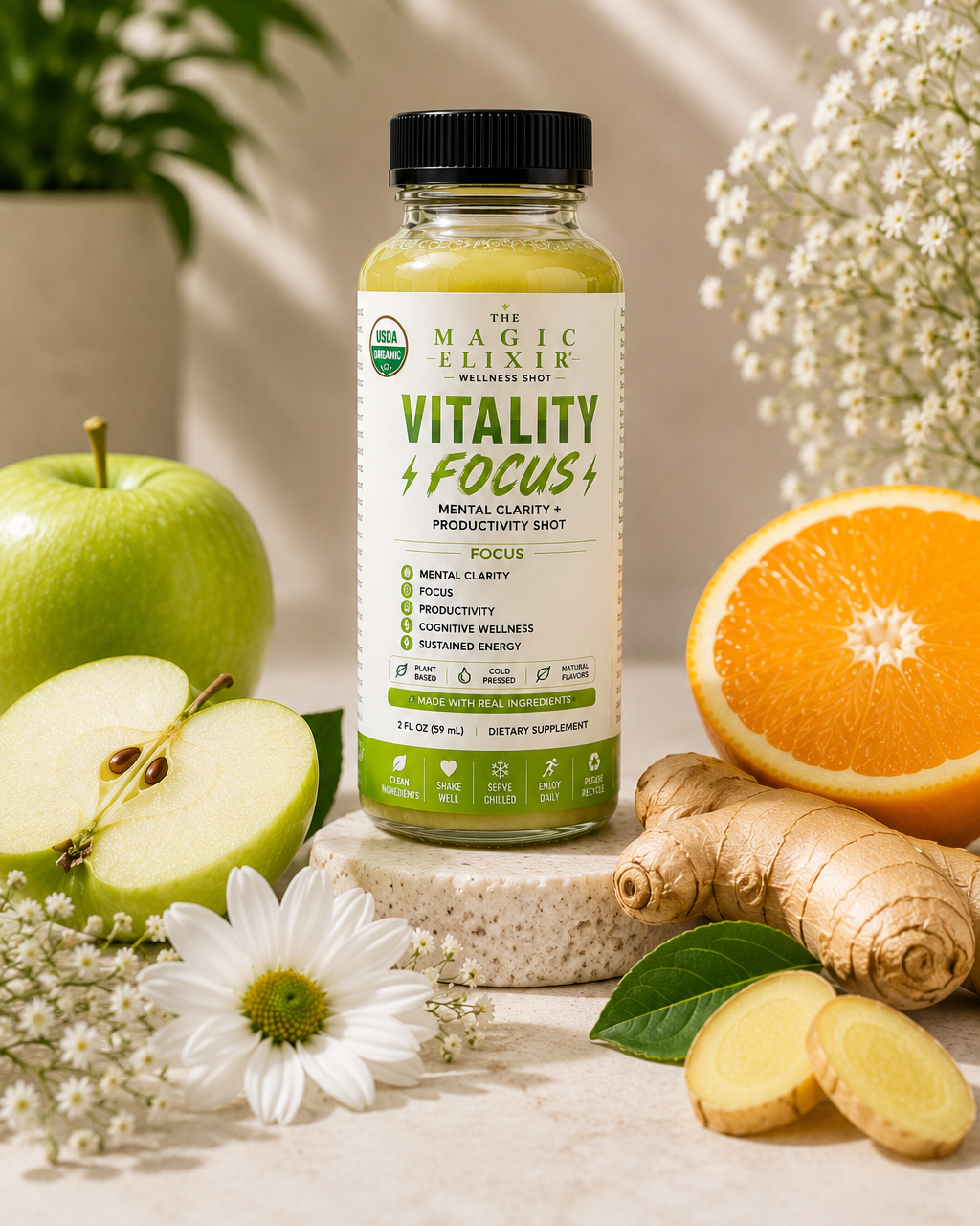 The Vitality Focus (Mental Clarity+Productivity) Shot & Bundles