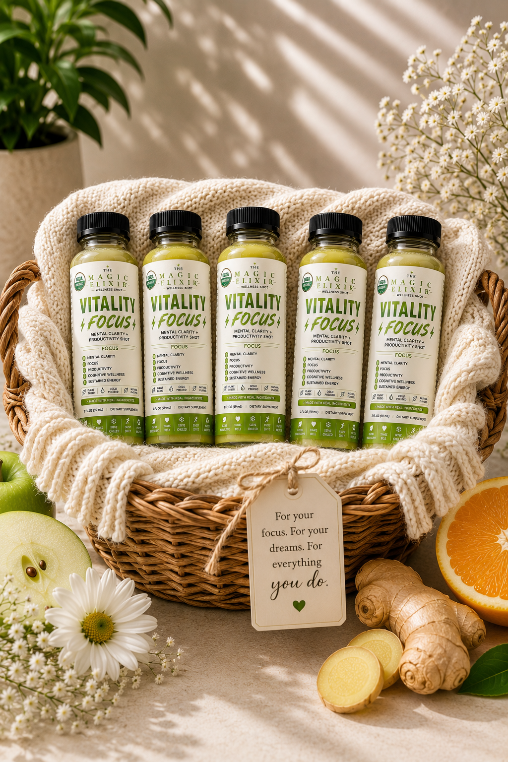 The Vitality Focus (Mental Clarity+Productivity) Shot & Bundles