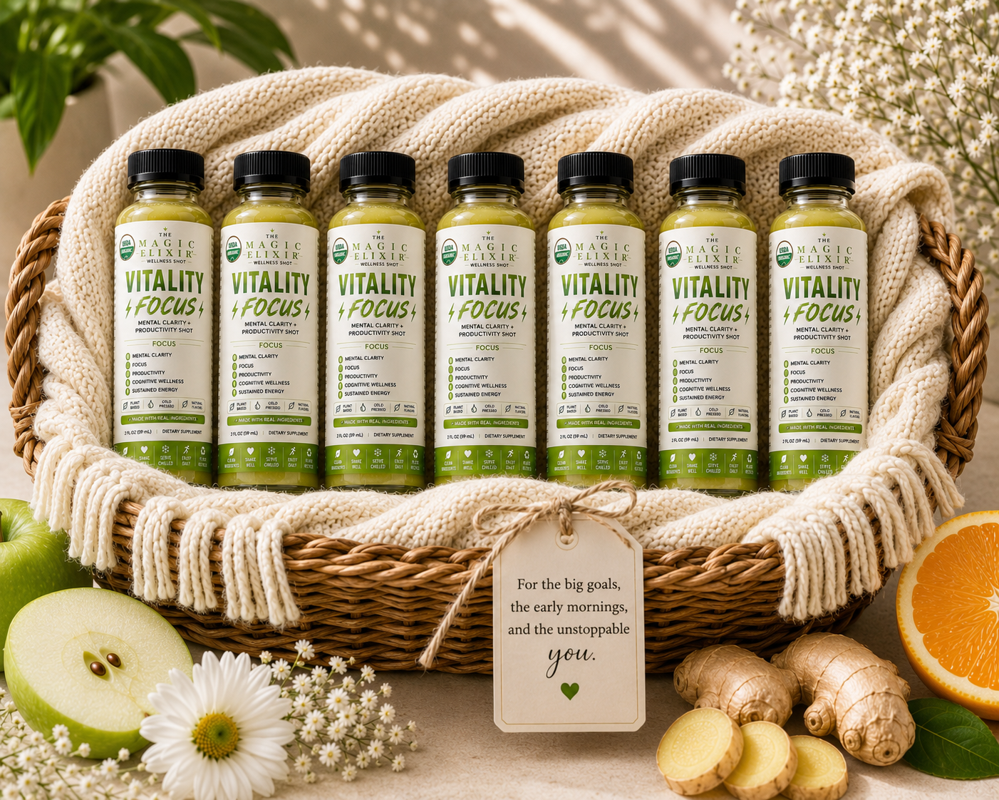 The Vitality Focus (Mental Clarity+Productivity) Shot & Bundles