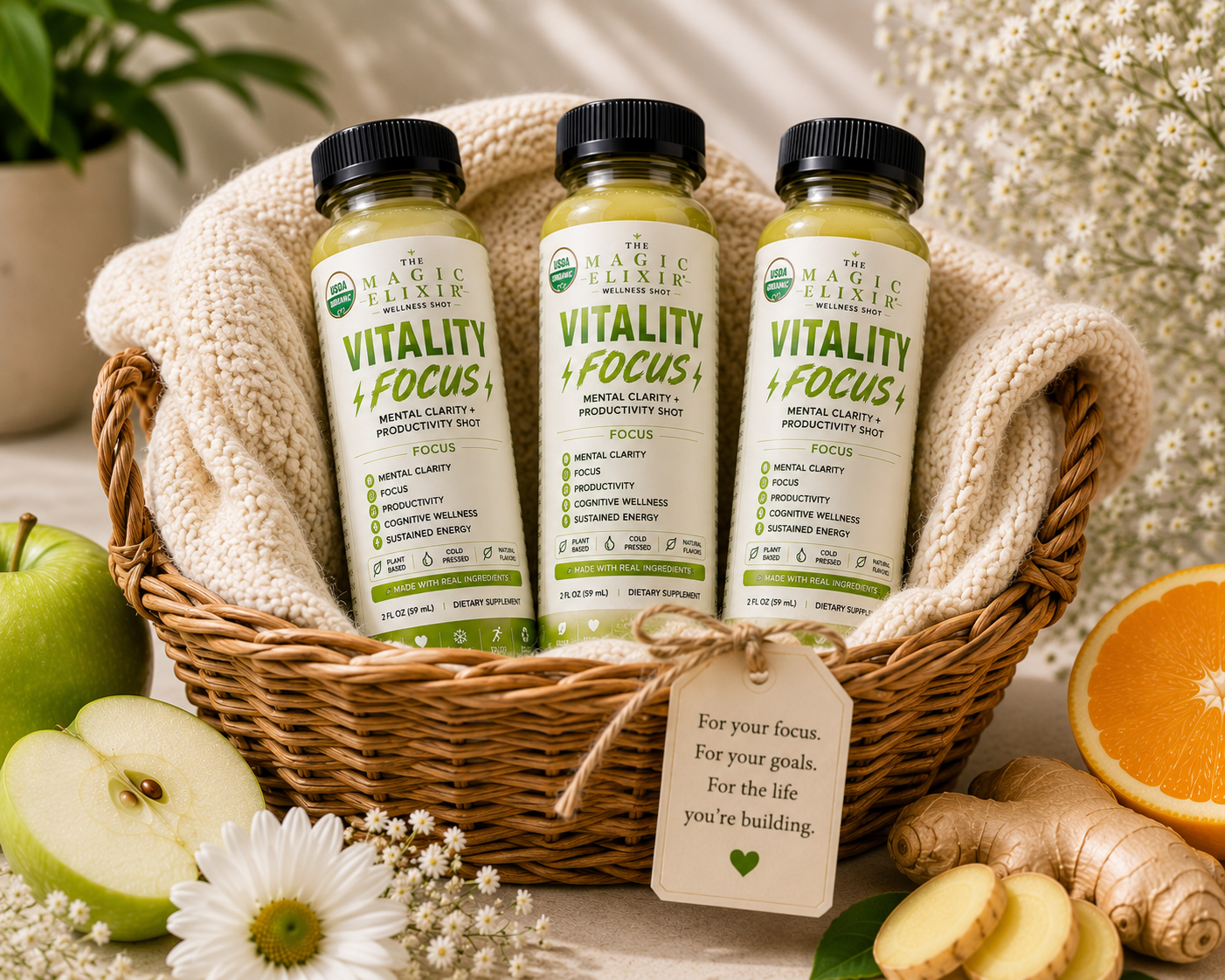 The Vitality Focus (Mental Clarity+Productivity) Shot & Bundles