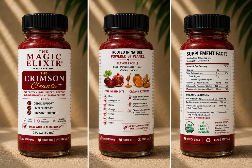 The Crimson Cleanse — Wellness Shot & Bundles