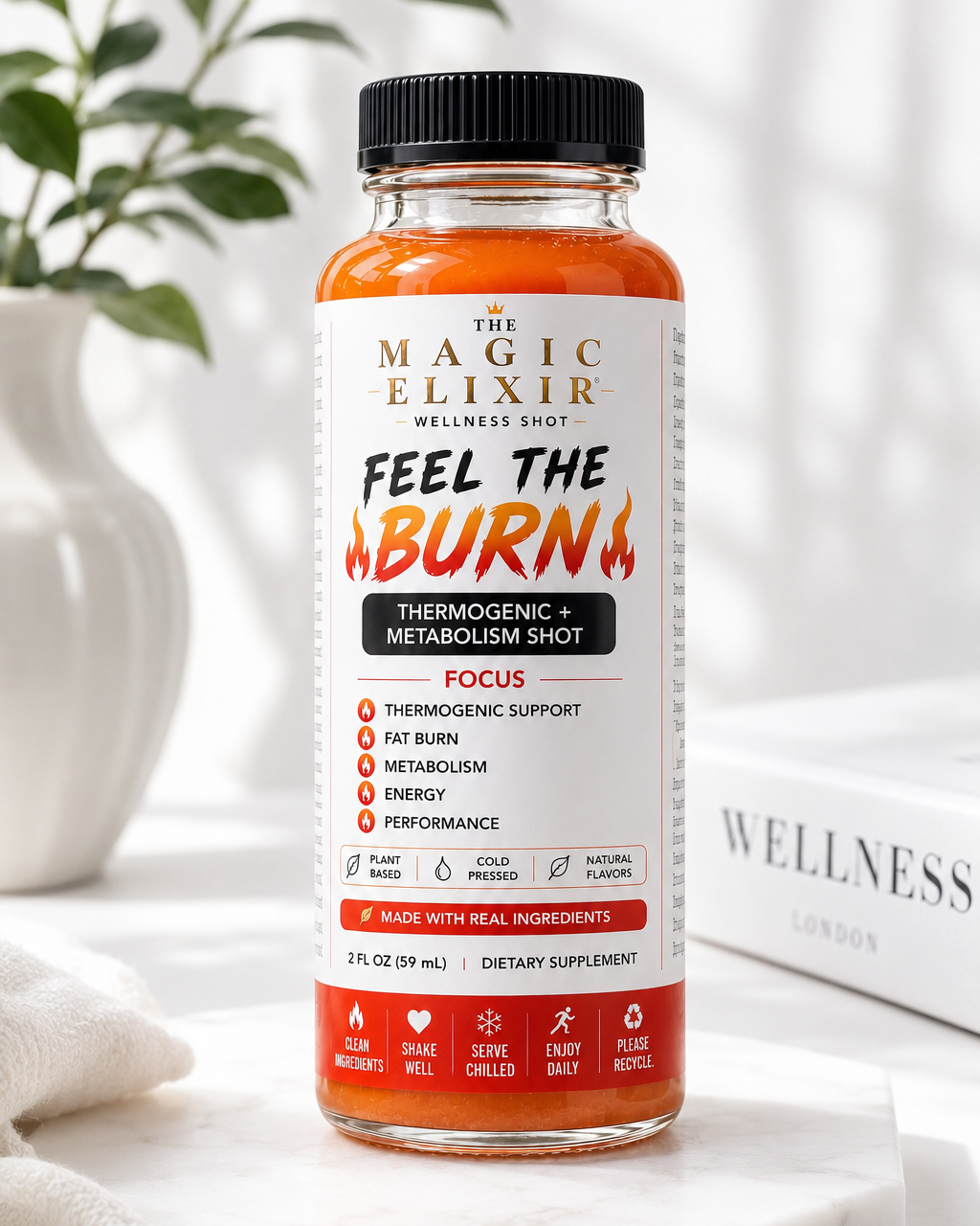 Feel The Burn — Thermogenic + Metabolism Shot & Bundles