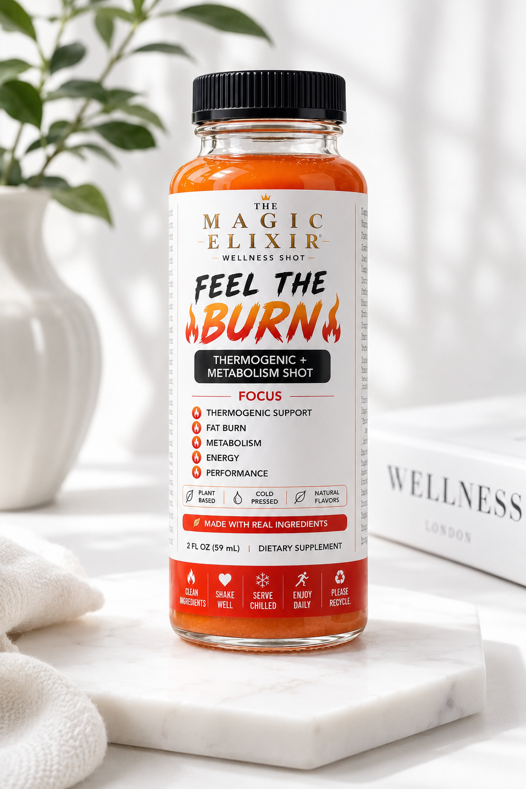 Feel The Burn — Thermogenic + Metabolism Shot & Bundles