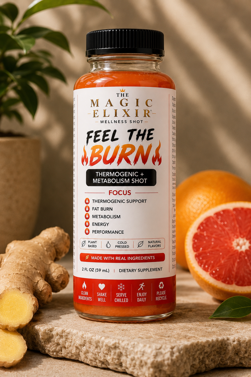 Feel The Burn — Thermogenic + Metabolism Shot & Bundles