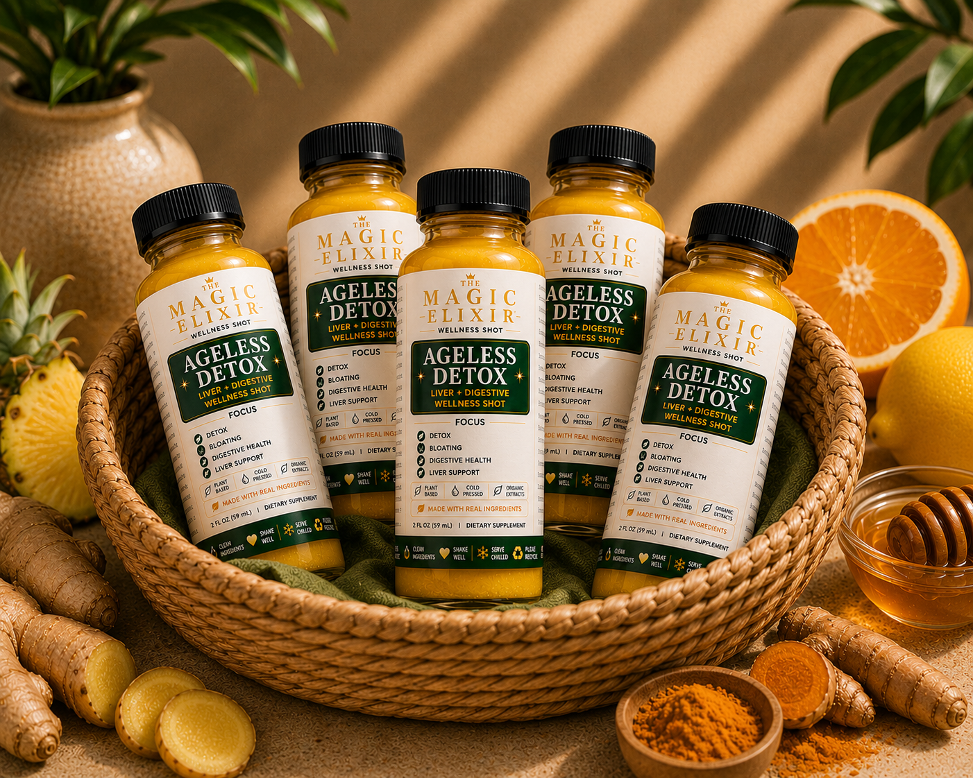 Ageless Detox— The Wellness Shot & Bundles