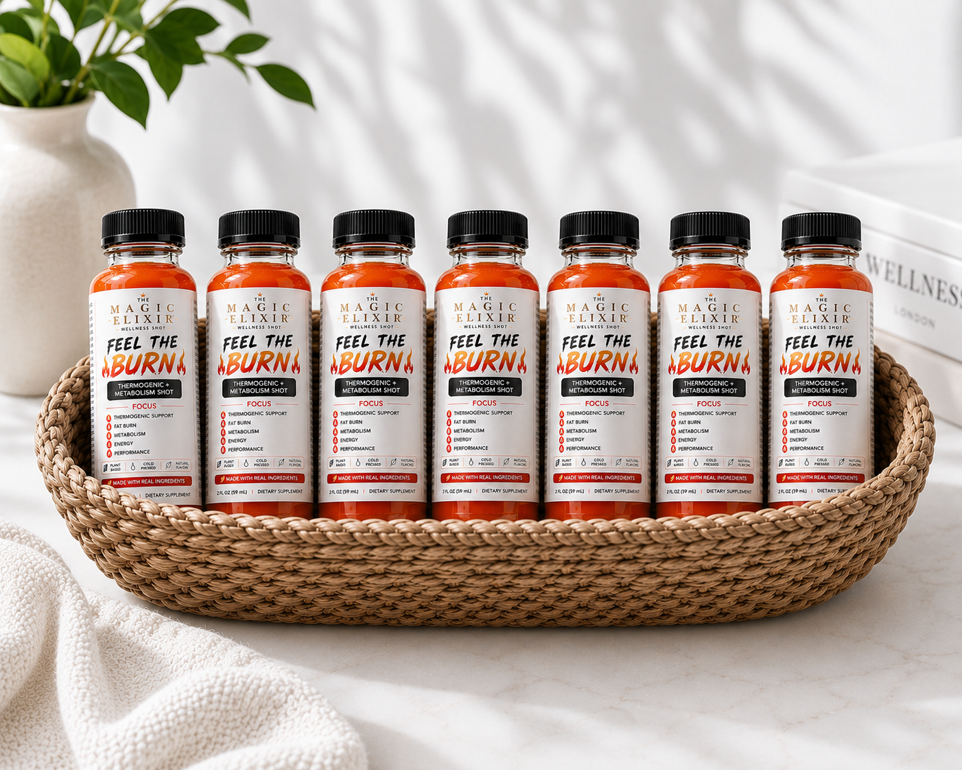 Feel The Burn — Thermogenic + Metabolism Shot & Bundles