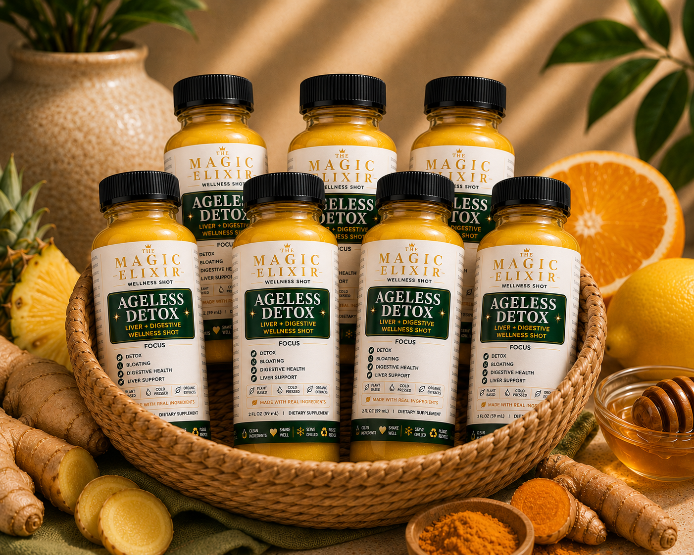 Ageless Detox— The Wellness Shot & Bundles
